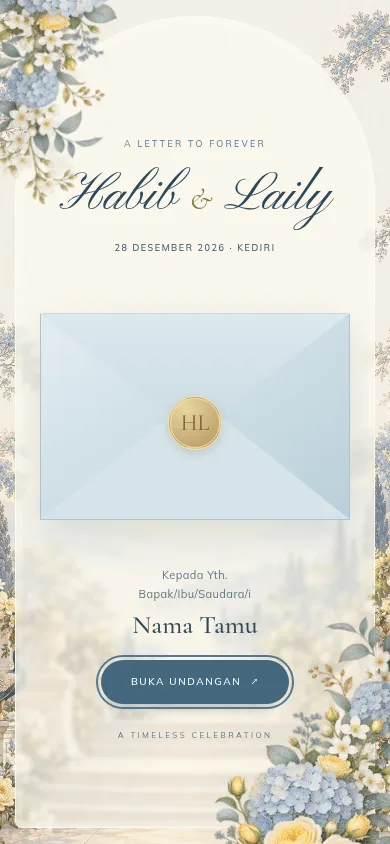 Pratinjau cover tema Azure Heirloom